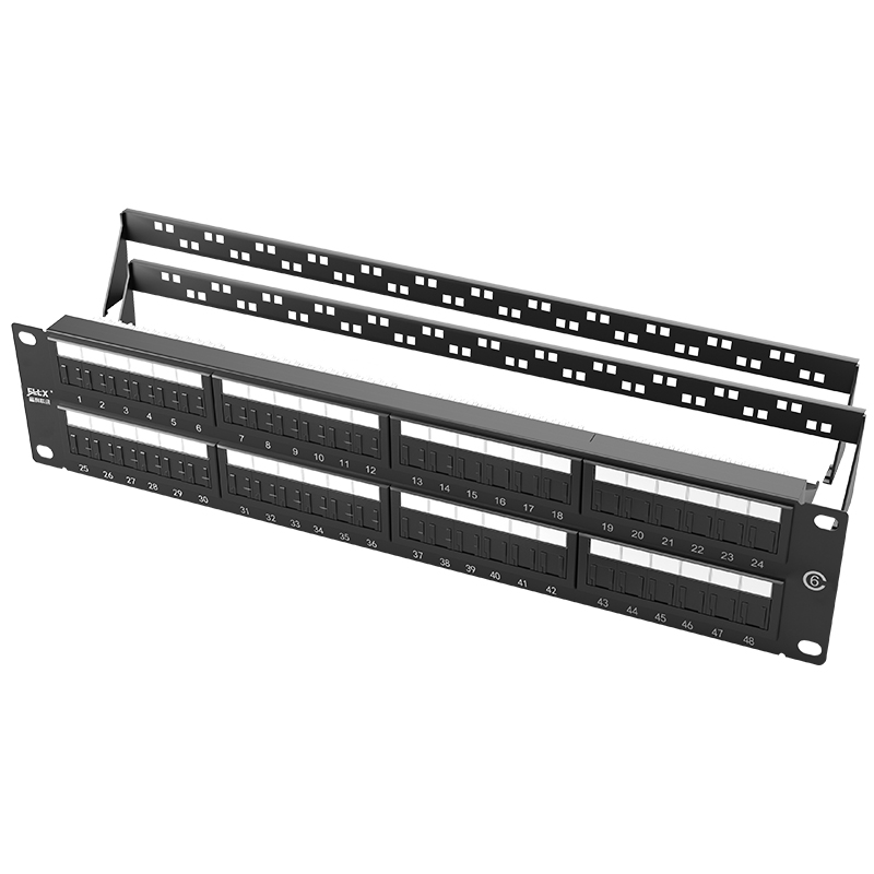 六类48口配线架FLLX-PXJ6048Y（2U）