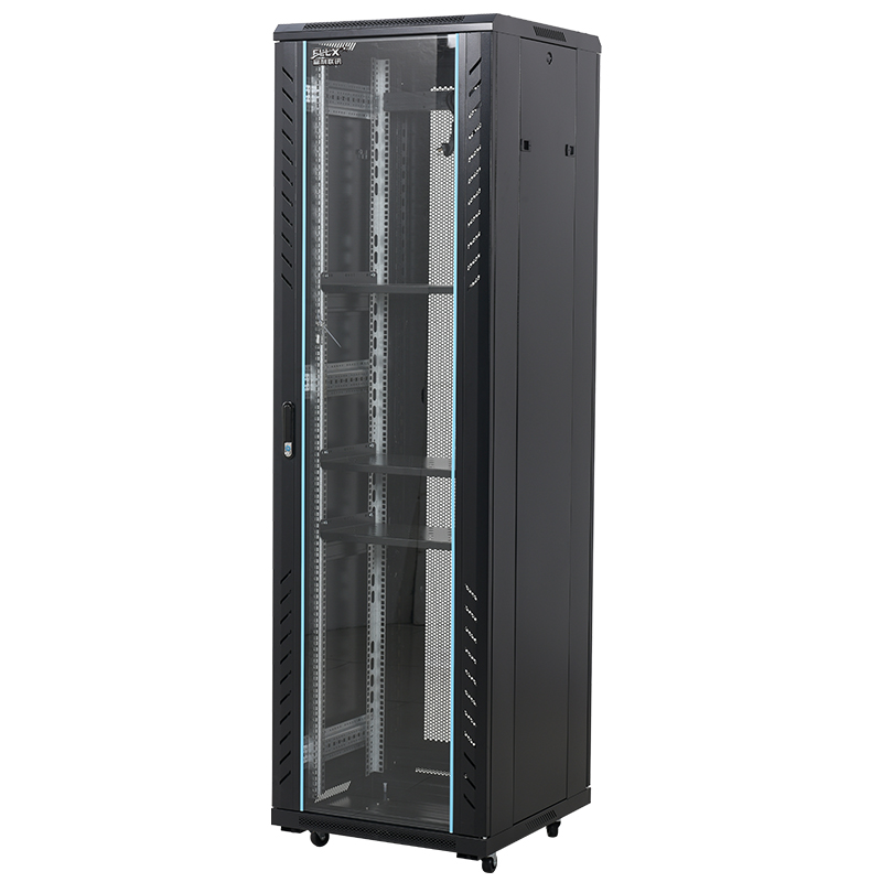 【47U】玻璃门/网孔门机柜