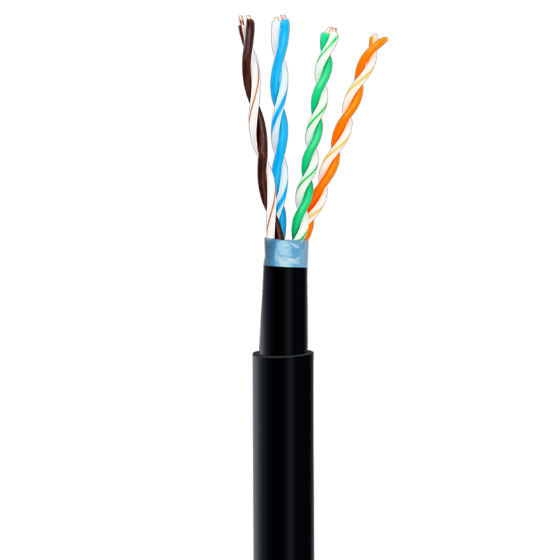 室外超五类单屏蔽阻水网线